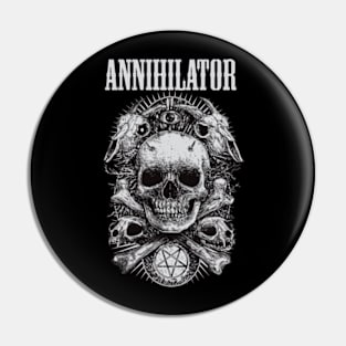 JUAL ANNIHILATOR LENGKAP BAND Pin