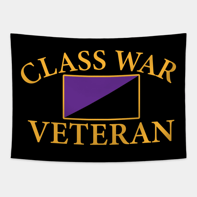 Class War Veteran Tapestry by Tranquil Trove