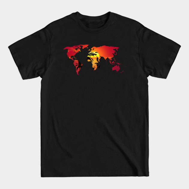 Discover Beautiful Sunset Around the World - Climateactiontp - T-Shirt