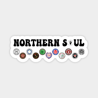 Northern Soul Keep the Faith Manchester, Badges, Stoke Wigan Magnet