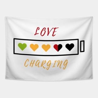 Love Charging Tapestry