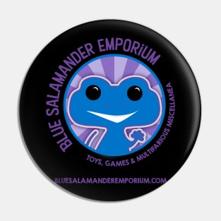 Blue Salamander Emporium Pin