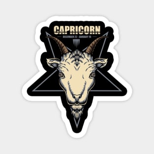 Capricorn Zodiac Astrology Sign Magnet