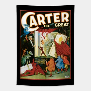 Vintage Magic Poster Art, Carter the Great Tapestry