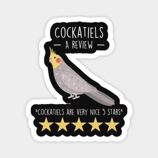 Cockatiel Review Magnet