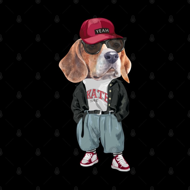 Beagle - Hip Hop Style by obodo