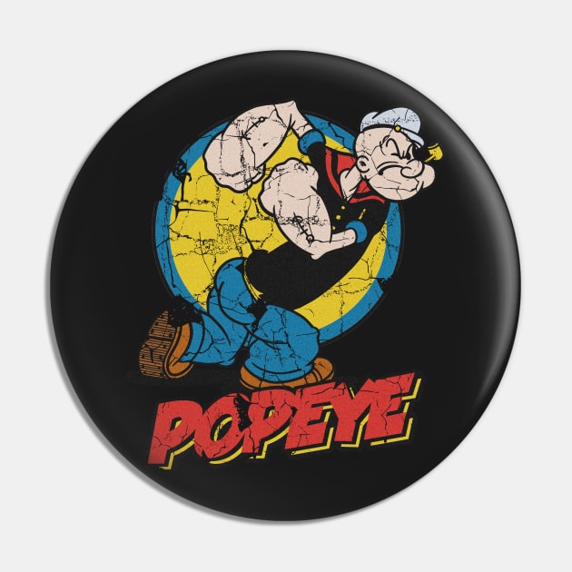 Popeye retro Pin by RetroPandora