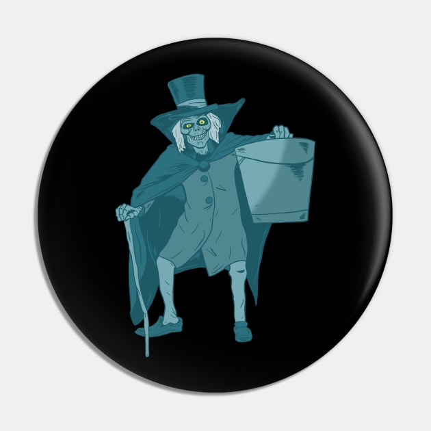 Hatbox Ghost Pin by Black Snow Comics