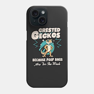 Crested Geckos Because Poop Bags Are For The Weak Phone Case