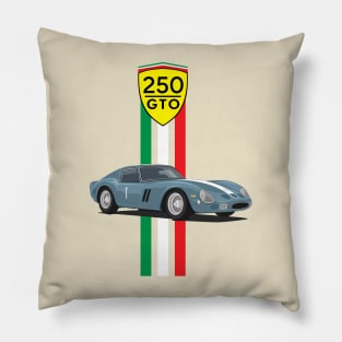 The supercar 250 gto racing grey Pillow