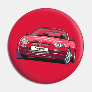 MG Rover MGF Trophy in Red Pin