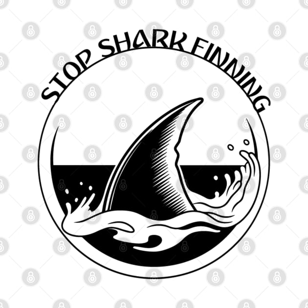 stop shark fining by Tshirtatech