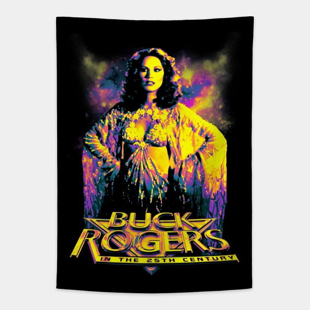 Grain Shaded Gradient Map - buck rogers princess ardala sexy suit Tapestry by cezzaneartist