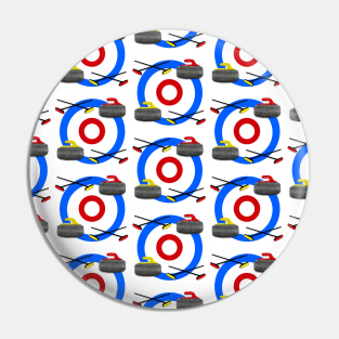 The Sport of Curling Pin