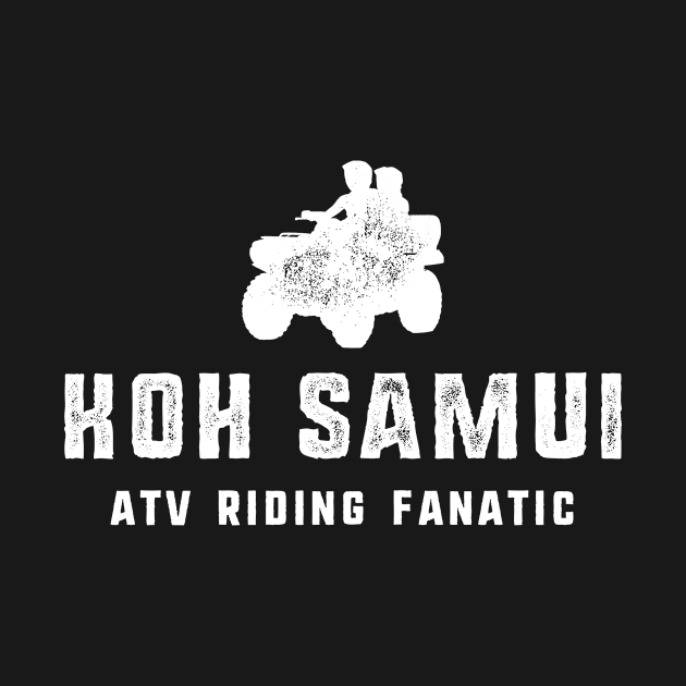 Koh Samui Atv Riding Fanatic – Quad Bike Lover by BlueTodyArt