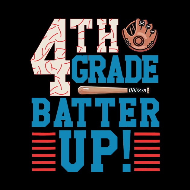 4th Grade Batter Up Back to school for baseball Player by torifd1rosie