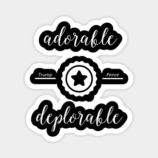 Adorable Deplorable T Shirts and Mugs Magnet