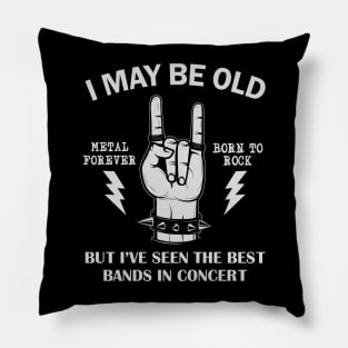 Heavy Metal Birthday Gift for Him Pillow