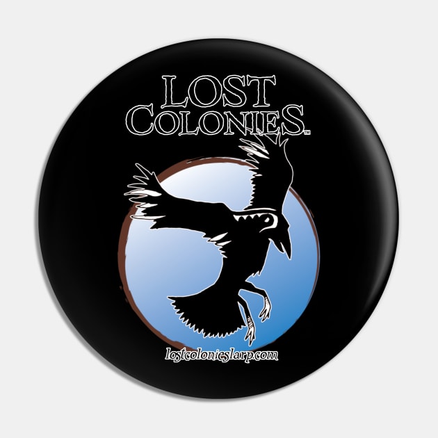 Raven Pin by LostColoniesLarp