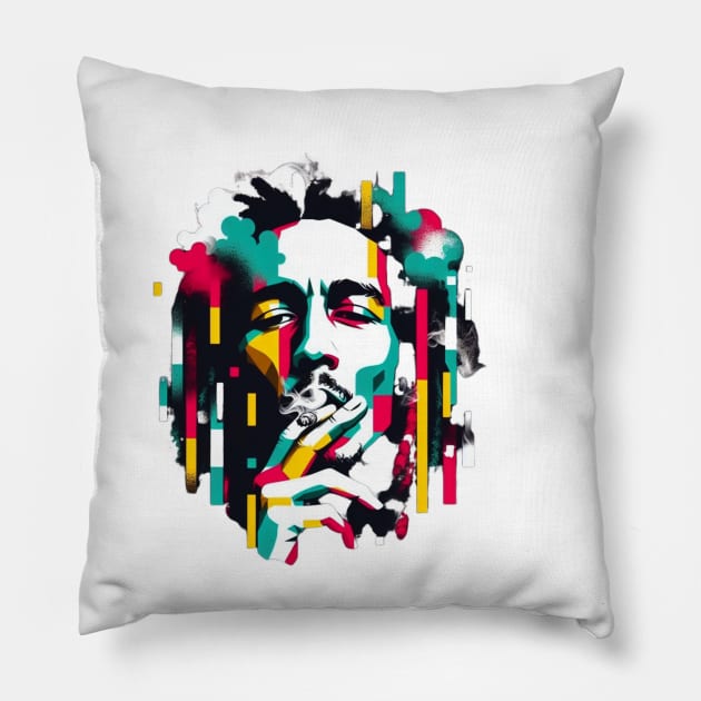 marley art Pillow by Anthony88