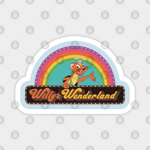 Willy's Wonderland Magnet by SBC PODCAST