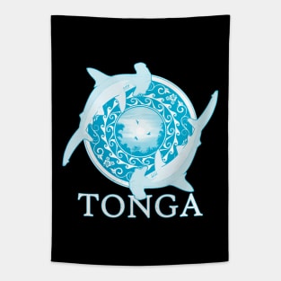 Hammerhead Sharks Tonga Pride Tapestry