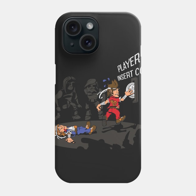 Player 1 Insert Coin Phone Case by Co-Optimus