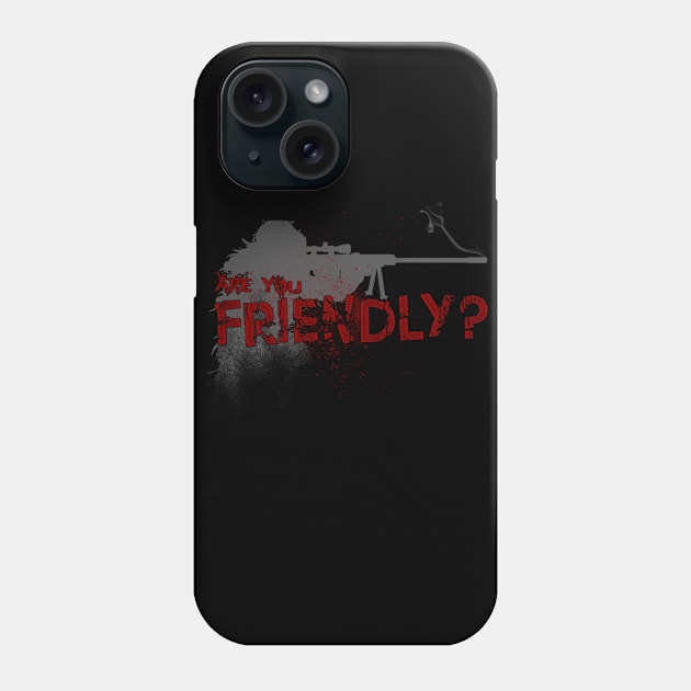 Are You Friendly? Phone Case by Blundon