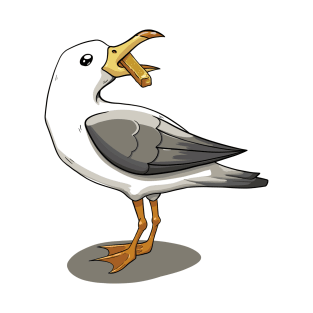 Seagull with a French Fry T-Shirt