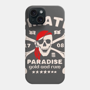 Pirate Paradise gold and rum Phone Case