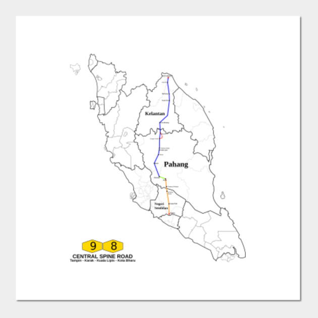 Limited Edition Exclusive Central Spine Road Malaysia Central Spine Road Malaysia Posters And Art Prints Teepublic