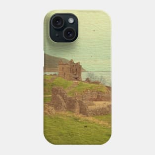 Urqhart Castle in Loch Ness Phone Case