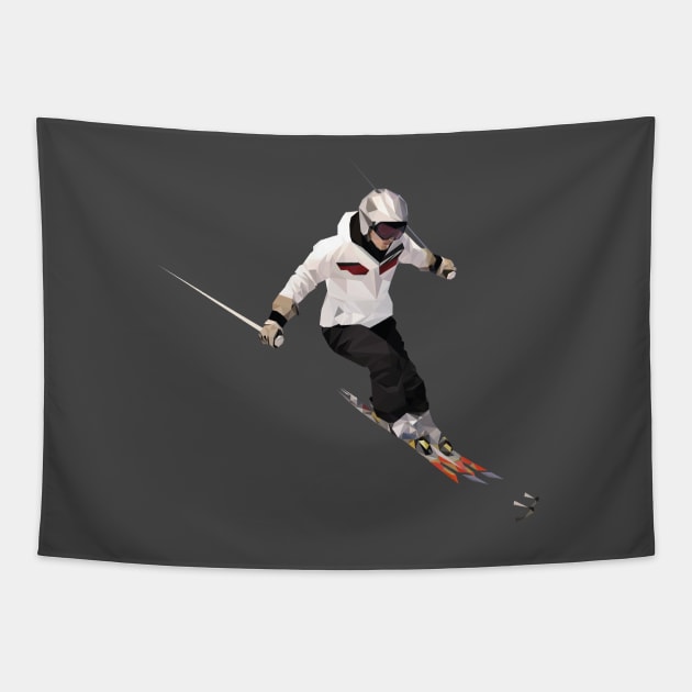 skiing Tapestry by kira