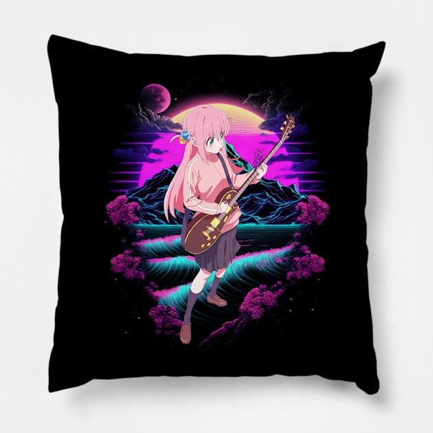 Rock Musician Awesome Anime Present Pillow by goddessesRED