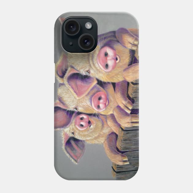 Three Little Pigs Phone Case by JoFrederiks