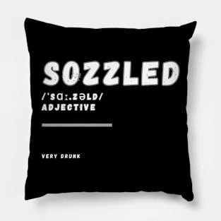 Word Sozzled Pillow