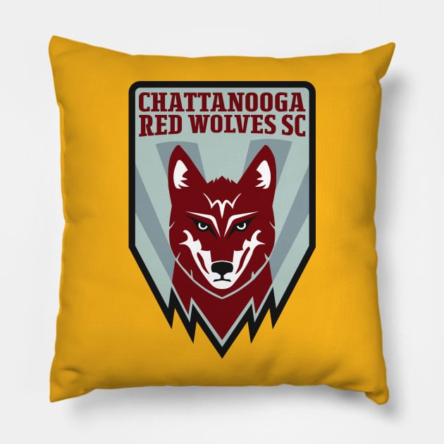 Chattanooga Red Wolves SC Pillow by MALURUH