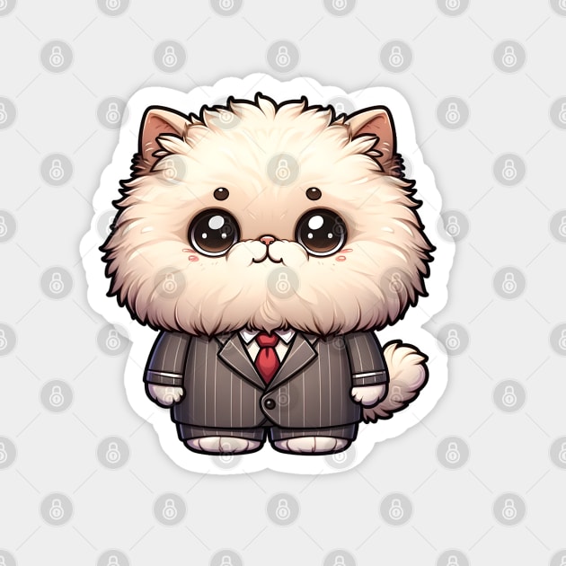 Mr. Fluffins Goes To Washington Magnet by Luxinda