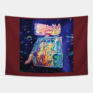 Space Robot Tapestry