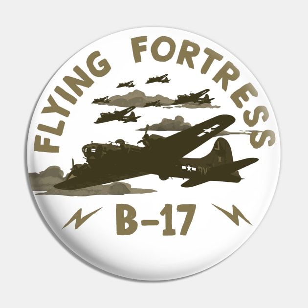 B17 Flying Fortress Pin by J31Designs