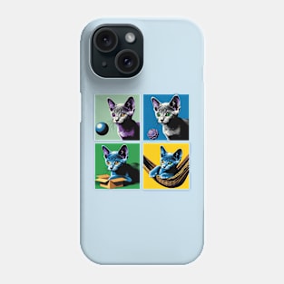 Korat Cat Pop Art - Cute Kitties Phone Case