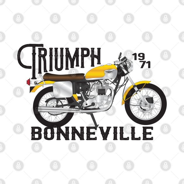 1971 Triumph Bonneville by kindacoolbutnotreally