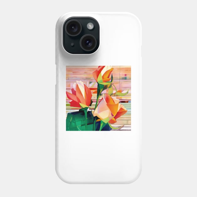 Stylized Roses Phone Case by DANAROPER