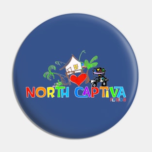 North Captiva -Back Printed Pin