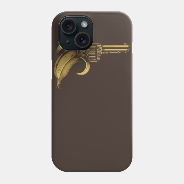 Banana Gun Phone Case by enkeldika2