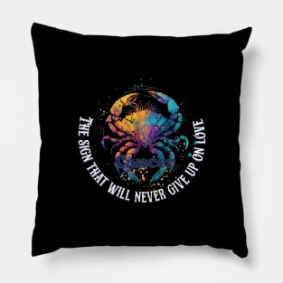 cancer zodiac sign ideas Pillow