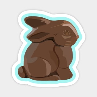 Chocolate Bunny Magnet