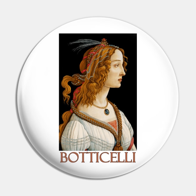 Portrait of a Lady by Sandro Botticelli Pin by Naves