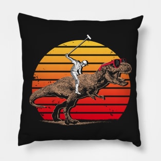 Prehistoric Polo Pillow