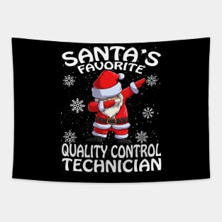 Santas Favorite Quality Control Technician Christm Tapestry